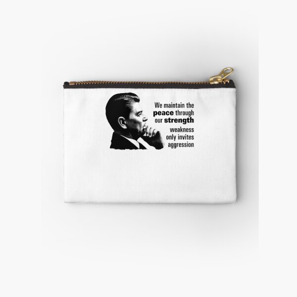 Item preview, Reagan - Peace Through Strength quote  	 designed and sold by mnjkoalh28.