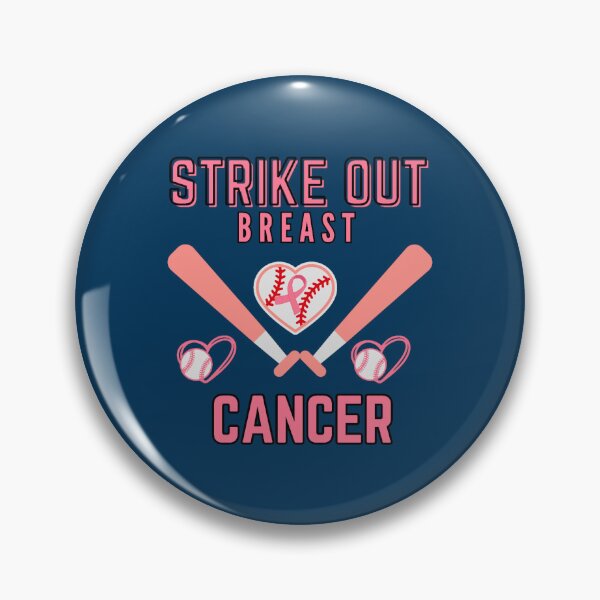 Item preview, Baseball Pink Ribbon Cancer Strike Out Breast Cancer Vintage Groovy Fight Cancer AwarenessT designed and sold by SimonisJunior.