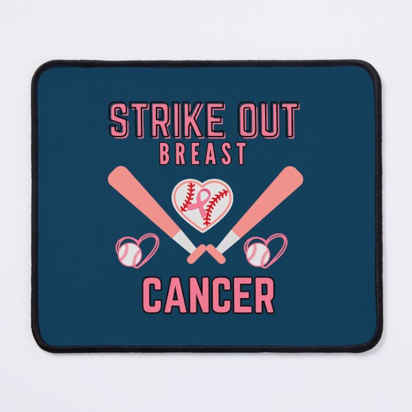 Item preview, Baseball Pink Ribbon Cancer Strike Out Breast Cancer Vintage Groovy Fight Cancer AwarenessT designed and sold by SimonisJunior.