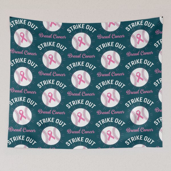 Item preview, Baseball strike out breast cancer awareness designed and sold by SimonisJunior.