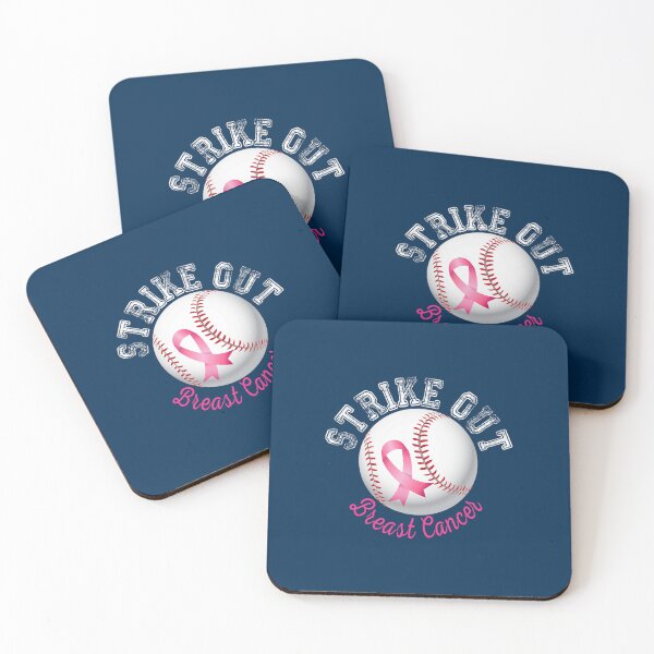 Item preview, Baseball Strike Out Breast Cancer Survivor Pink Ribbon designed and sold by SimonisJunior.