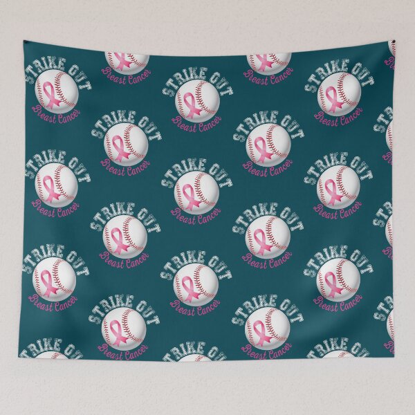 Item preview, Baseball Strike Out Breast Cancer Survivor Pink Ribbon designed and sold by SimonisJunior.