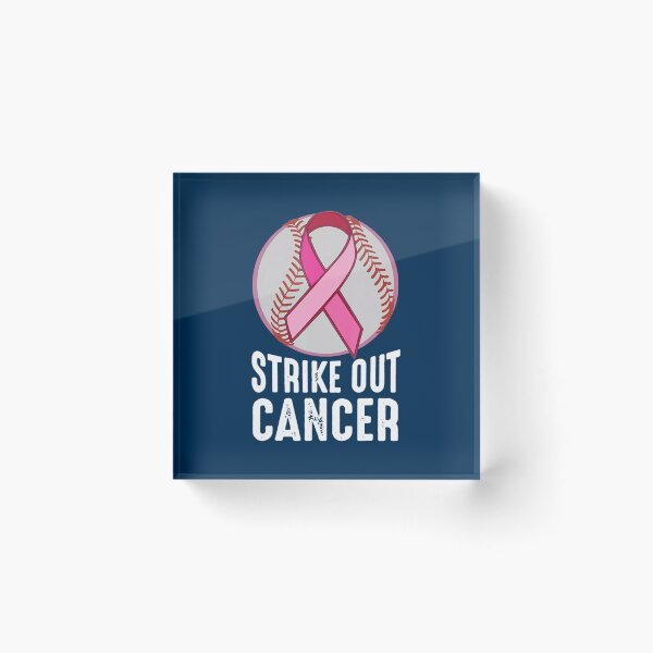 Item preview, Baseball Strike Out Cancer - Baseball Breast Cancer tt designed and sold by SimonisJunior.