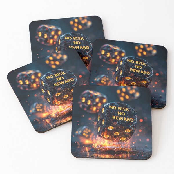 Item preview, No Risk No Reward – Fiery Dice of Destiny designed and sold by VisionaryVeils.