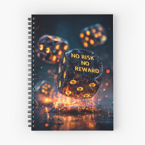 Item preview, No Risk No Reward – Fiery Dice of Destiny designed and sold by VisionaryVeils.