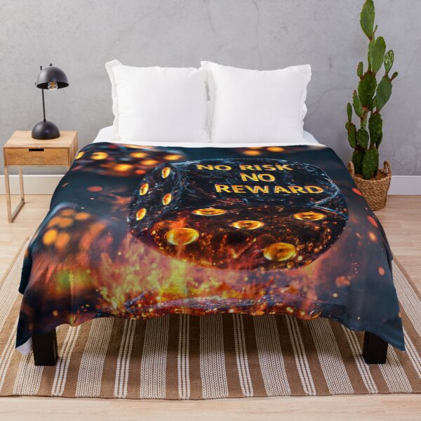 Item preview, No Risk No Reward – Fiery Dice of Destiny designed and sold by VisionaryVeils.