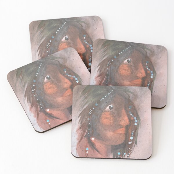 Item preview, A young Cherokee man remembering When? designed and sold by RealPainter.