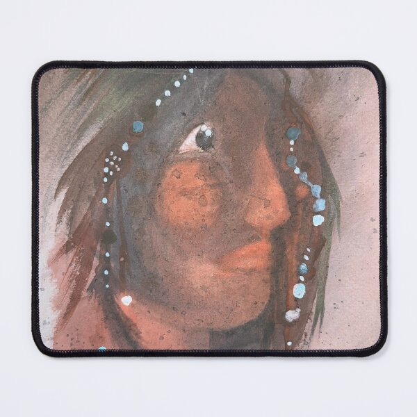 Item preview, A young Cherokee man remembering When? designed and sold by RealPainter.