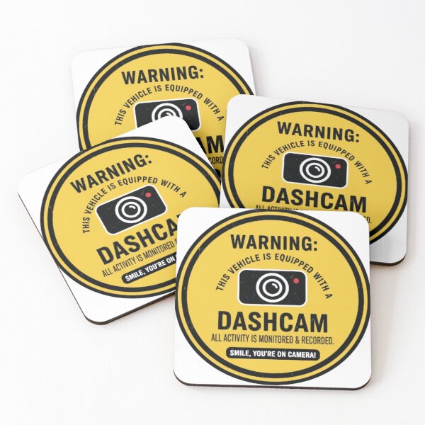 Item preview, Dash Cam Safety & Security Decal : Automotive Warning -  designed and sold by InfmsCorp.