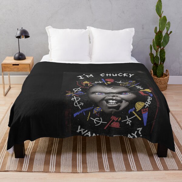Item preview, Chucky-I_m-Chucky-Wanna-Play-T-Shirt designed and sold by EvyBlom.