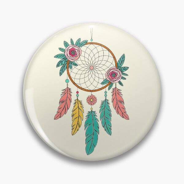 Item preview, Boho Dreamcatcher with Flowers designed and sold by VibrArtco.