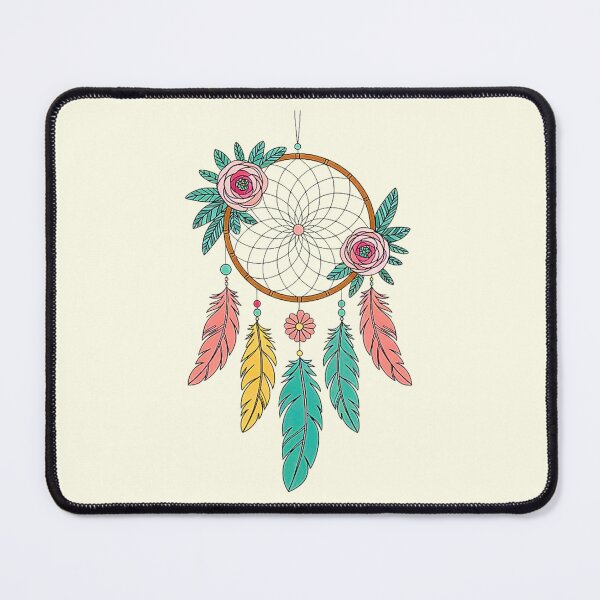 Item preview, Boho Dreamcatcher with Flowers designed and sold by VibrArtco.