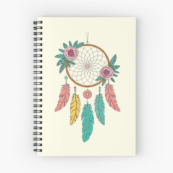 Item preview, Boho Dreamcatcher with Flowers designed and sold by VibrArtco.
