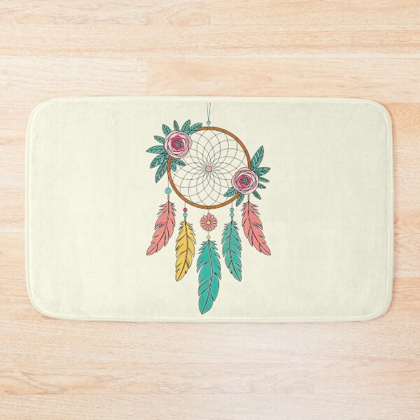 Item preview, Boho Dreamcatcher with Flowers designed and sold by VibrArtco.