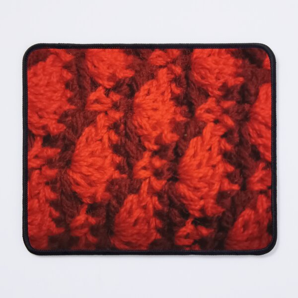 Item preview, Close up Crochet red dragon Scale designed and sold by Danni's Delights.