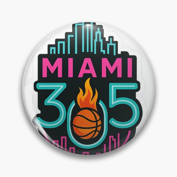 Aperçu de l'œuvre Miami Heat 305 créée et vendue par Sunrise Slaps.