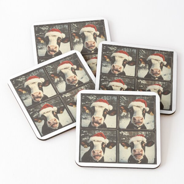 Item preview, Hilarious Cow Christmas Photobooth designed and sold by RockFireMerch.