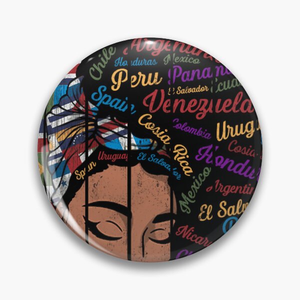 Item preview, Latina 	 Art Hispanic Heritage Month Latin Country Flags 		 designed and sold by smsihikcaw1.