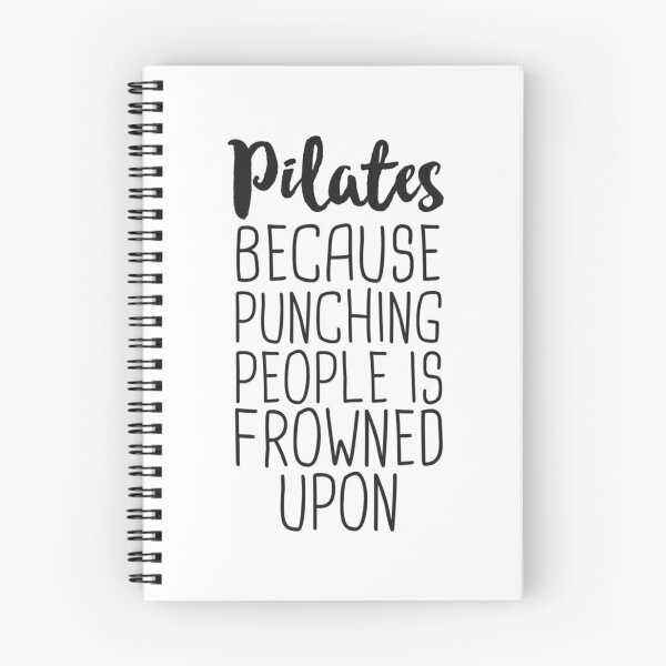 Item preview, Pilates Because Punching People Is Frowned Upon   	 designed and sold by wppjdwbxqnl63.