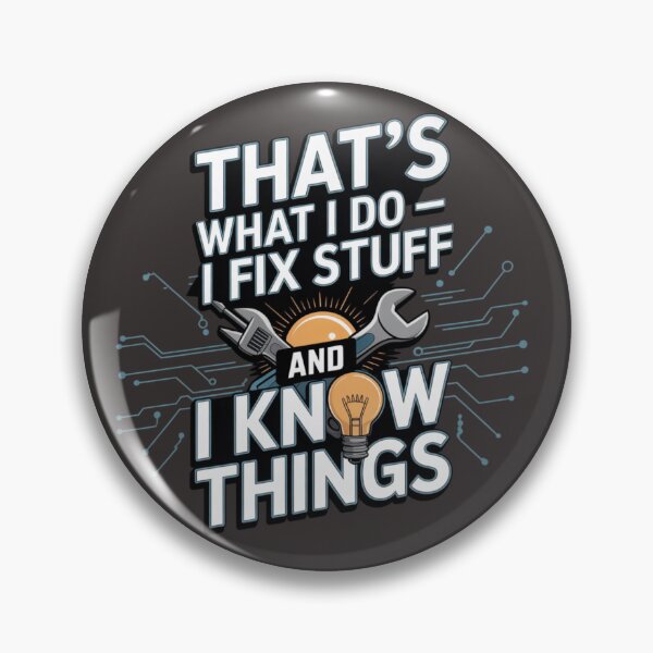 Item preview, Funny Handyman Fix Stuff Know Things Gift Shirt   designed and sold by EchoAtelier.