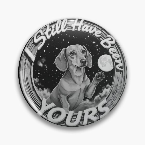 Item preview, Dachshund Under Moonlight With Loving Quote designed and sold by e-camelleone.