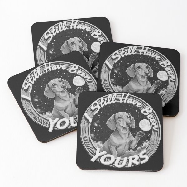 Item preview, Dachshund Under Moonlight With Loving Quote designed and sold by e-camelleone.