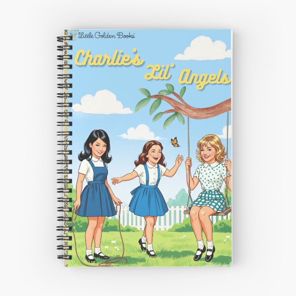 Item preview, Charlie's Lil Angels -- Retro Children's Book Parody Art designed and sold by LiunaticFringe.