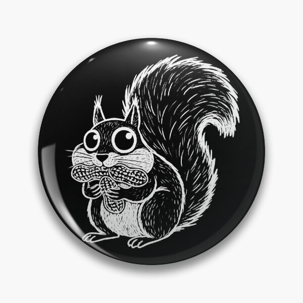 Item preview, Funny Squirrel with Cheeks Full of Nuts designed and sold by ArtsMichalShop.