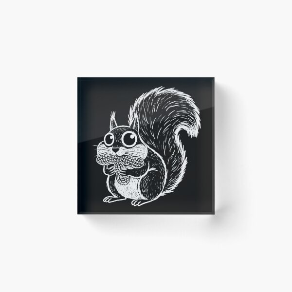 Item preview, Funny Squirrel with Cheeks Full of Nuts designed and sold by ArtsMichalShop.