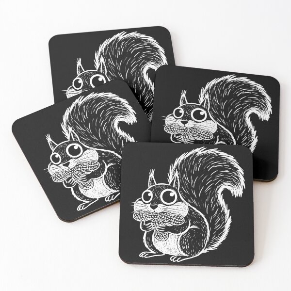 Item preview, Funny Squirrel with Cheeks Full of Nuts designed and sold by ArtsMichalShop.