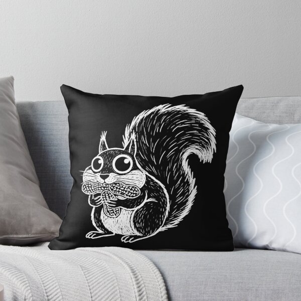 Item preview, Funny Squirrel with Cheeks Full of Nuts designed and sold by ArtsMichalShop.