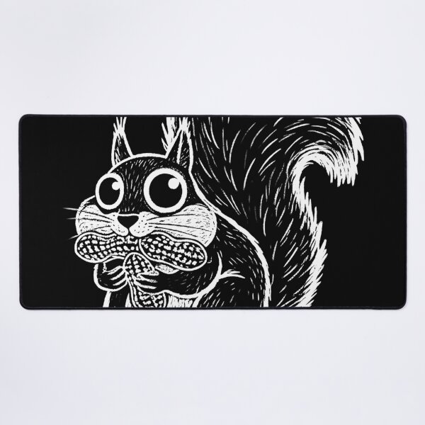 Item preview, Funny Squirrel with Cheeks Full of Nuts designed and sold by ArtsMichalShop.