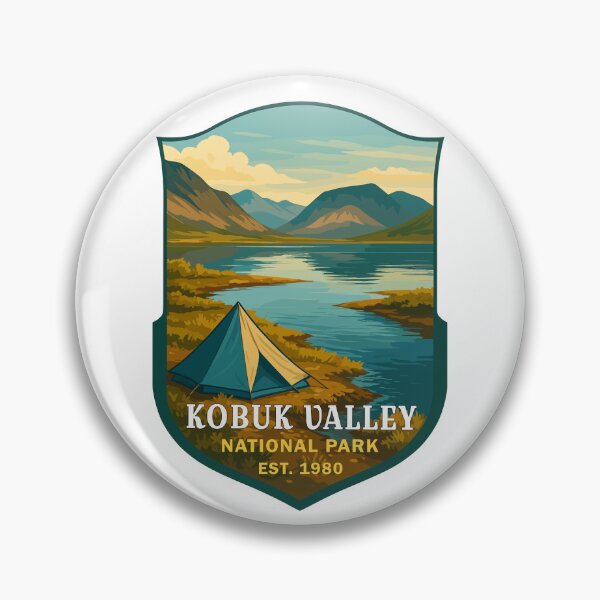 Item preview, Kobuk Valley National Park Retro Sticker designed and sold by Ismeal Von.