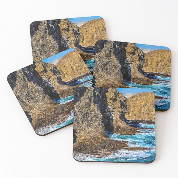 Item preview, Rocky Cliffs and Turquoise Waves designed and sold by Aurora Prints.