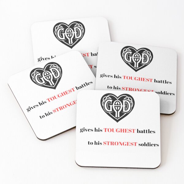 Item preview, God’s Strongest Soldiers – Inspirational Faith Quote Design designed and sold by XyoticStudios.