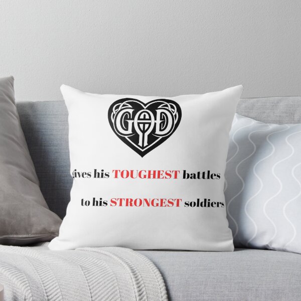 Item preview, God’s Strongest Soldiers – Inspirational Faith Quote Design designed and sold by XyoticStudios.
