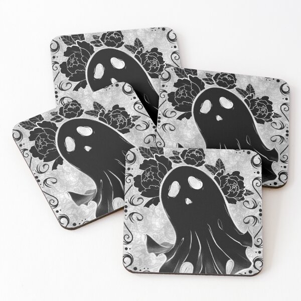 Item preview, tiny ghostie (dark) designed and sold by Rumcherry Art.
