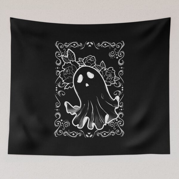 Item preview, tiny ghostie (dark) designed and sold by Rumcherry Art.