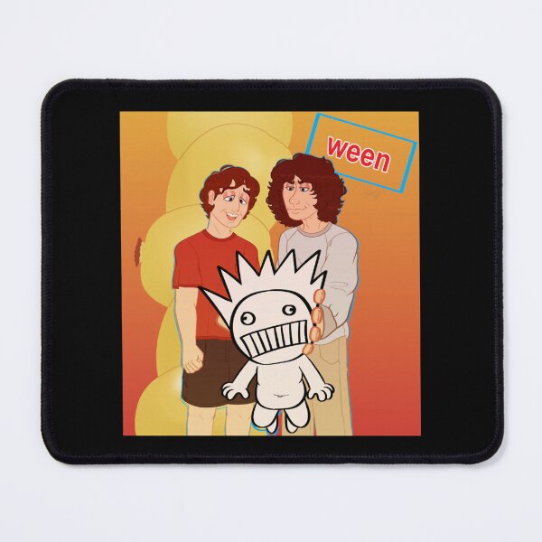 Item preview, Gene and Dean Ween holding up the Boognish (Pure Guava Background) Long designed and sold by KylanTatum.