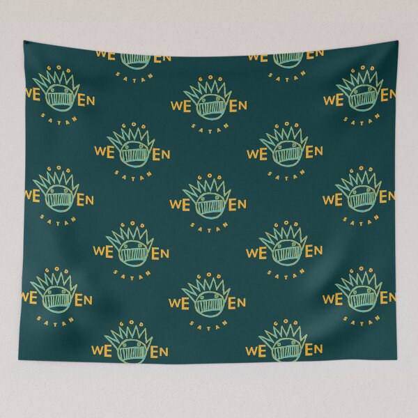 Item preview, God Ween Satan 90s Gift Fan designed and sold by KylanTatum.