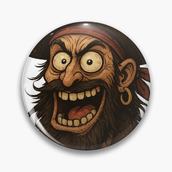 Item preview, The insane pirate captain.  designed and sold by LumberjackTNArt.