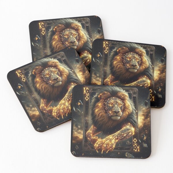 Item preview, The Diamond King: Lion of Light and Shadow designed and sold by The Digital Compass.