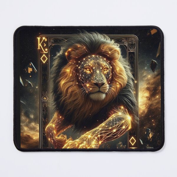 Item preview, The Diamond King: Lion of Light and Shadow designed and sold by The Digital Compass.