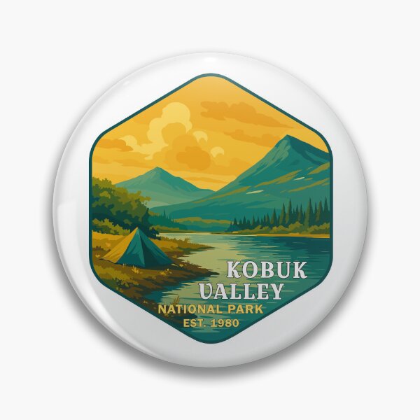 Item preview, Kobuk Valley National Park Retro Sticker designed and sold by Ismeal Von.