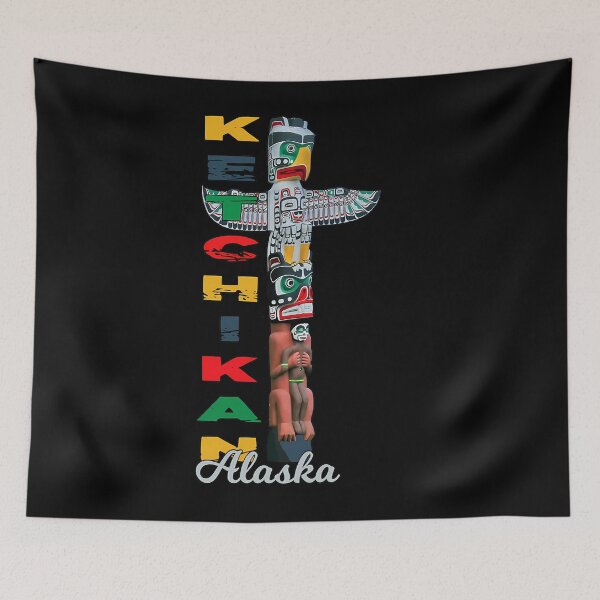 Item preview, Ketchikan Alaska Totem Pole Native Art Souvenir Keepsake 		 designed and sold by qlgzeraelo36.