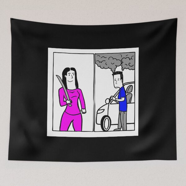 Item preview, Warrior Dream Vs. Car Trouble designed and sold by GPalumboArt.
