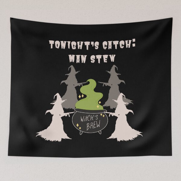 Item preview, tonight's catch: man stew - halloween  designed and sold by ShellyCraft.