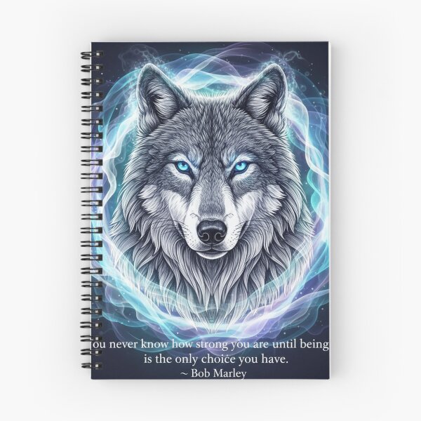 Item preview, The Auric Wolf: Marley's Resilience designed and sold by CleverCulture.