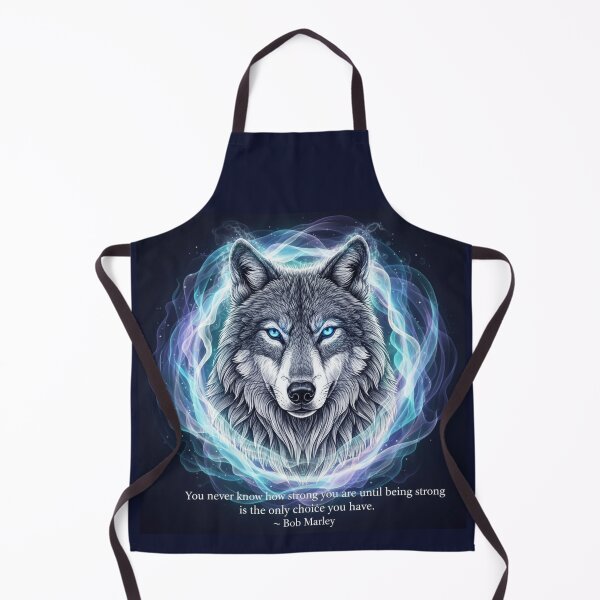 Item preview, The Auric Wolf: Marley's Resilience designed and sold by CleverCulture.