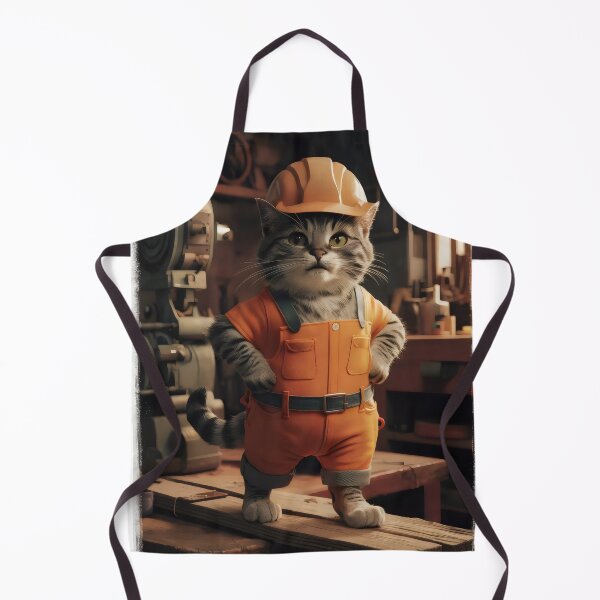 Item preview, Worker cat. designed and sold by MyHappyArtShop.